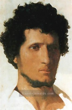  jean - Kopf eines Bauern aus der römischen Campagna griechisch Araber Orientalismus Jean Leon Gerome